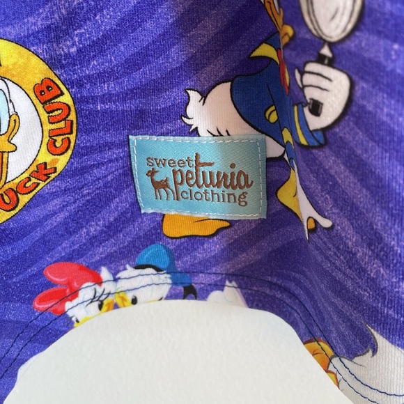 NWOT Sweet Petunia Clothing Walt Disney World Donald & Daisy Duck  Size 14 - Picture 7 of 9